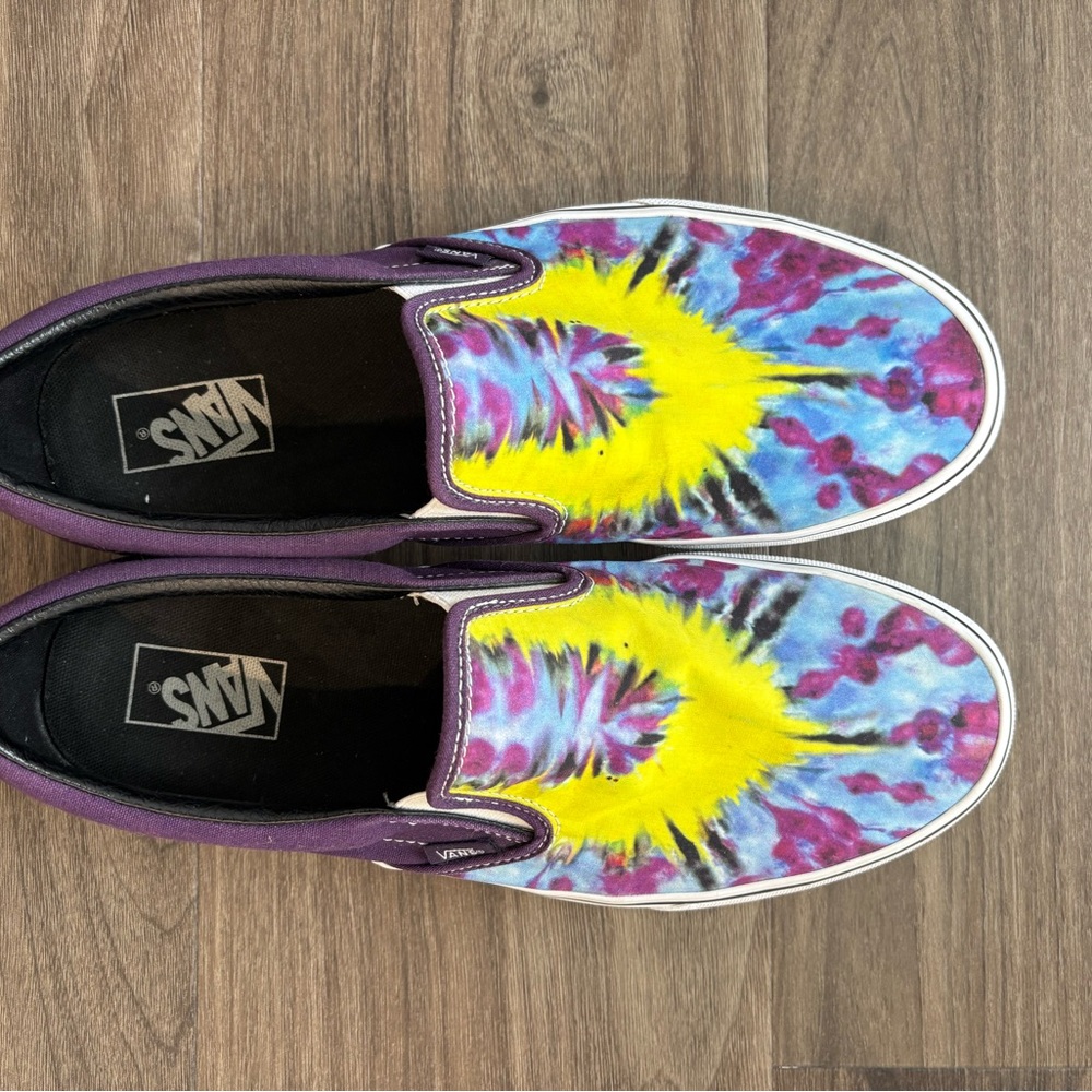 Vans Colorful Tie-Dye Slip-Ons
